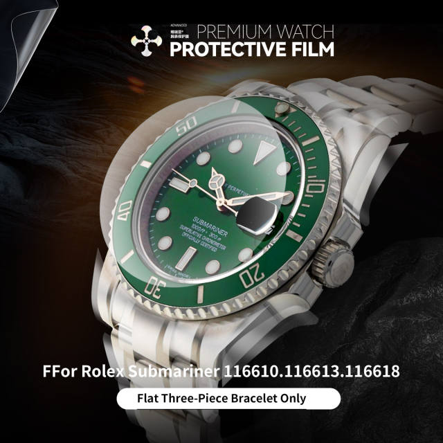 维瑞亚TPU手表保护膜S级适用劳力士二代水鬼116610/13/18