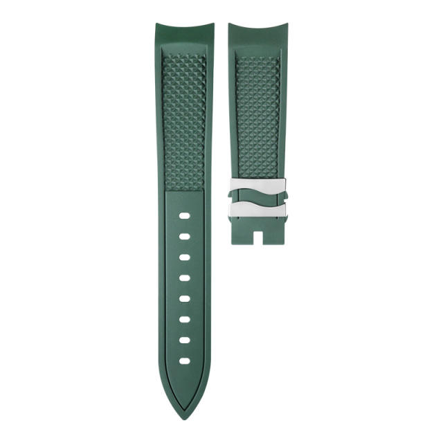 维瑞亚VAGENARI橡胶表带适用于宝玑航海5817