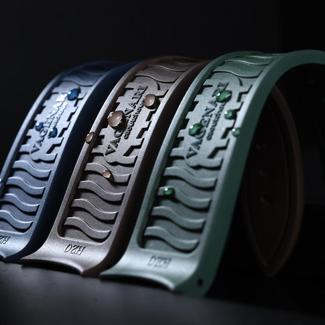 维瑞亚VAGENARI橡胶表带适用于宝玑航海5817