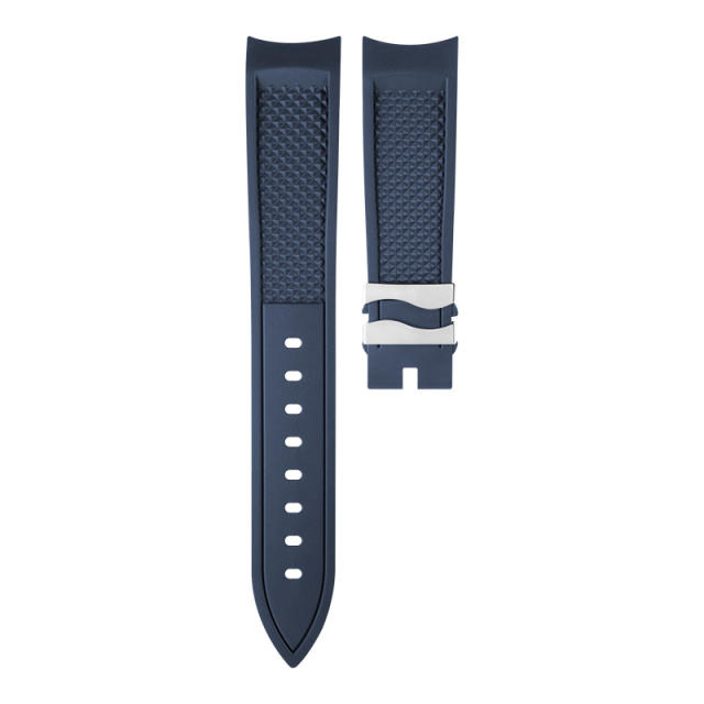 维瑞亚VAGENARI橡胶表带适用于宝玑航海5817