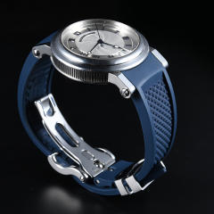 维瑞亚VAGENARI橡胶表带适用于宝玑航海5817