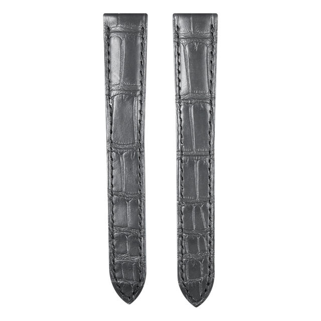 维瑞亚美洲鳄鱼皮表带适用于卡地亚坦克 WJTA0011