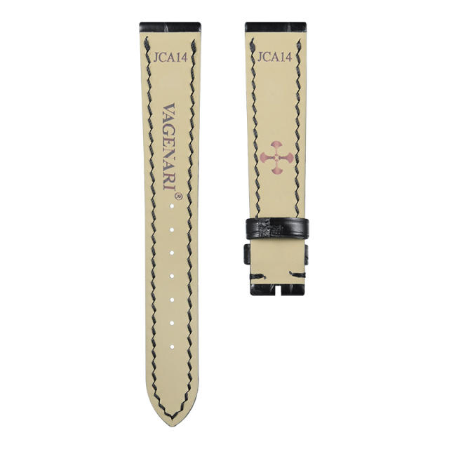 维瑞亚美洲鳄鱼皮表带适用于卡地亚坦克 WSTA0042