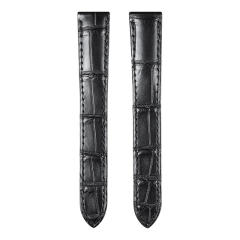维瑞亚美洲鳄鱼皮表带适用于卡地亚坦克 WJTA0011