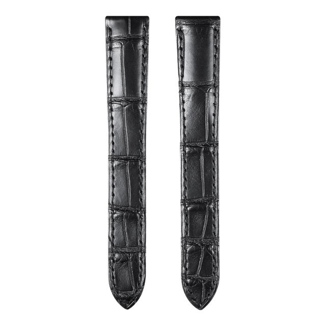 维瑞亚美洲鳄鱼皮表带适用于卡地亚坦克 WJTA0011