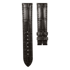 维瑞亚美洲鳄鱼皮表带适用于卡地亚坦克 W5200002