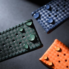 维瑞亚镂空橡胶表带 适用于宝珀五十寻5010 42.3mm表径