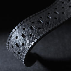 维瑞亚镂空橡胶表带 适用于宝珀五十寻5010 42.3mm表径