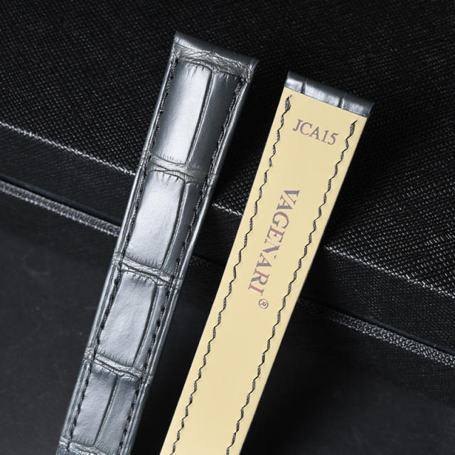 维瑞亚美洲鳄鱼皮表带适用于卡地亚坦克 WSTA0030