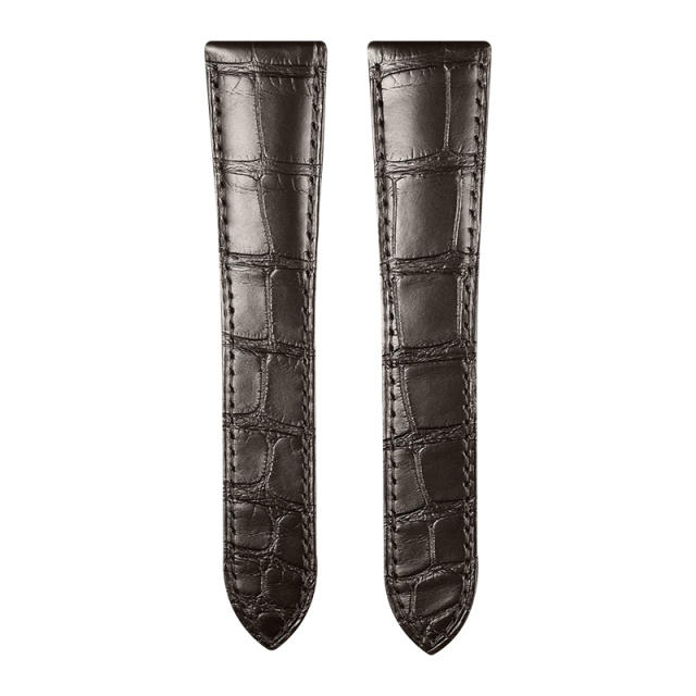 维瑞亚美洲鳄鱼皮表带适用于卡地亚坦克 WSTA0029