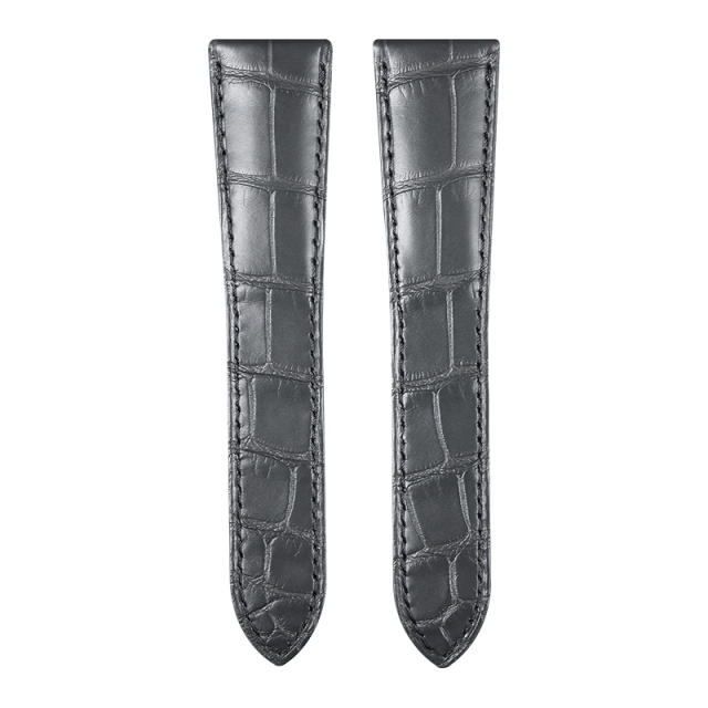 维瑞亚美洲鳄鱼皮表带适用于卡地亚坦克 WSTA0029