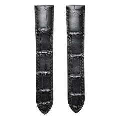 维瑞亚美洲鳄鱼皮表带适用于卡地亚坦克 WSTA0028