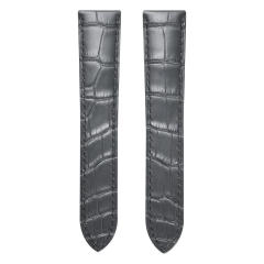 维瑞亚美洲鳄鱼皮表带适用于卡地亚坦克 WSTA0028