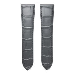 维瑞亚美洲鳄鱼皮表带适用于卡地亚坦克 W5330001