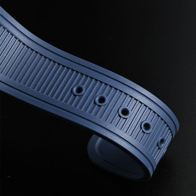 维瑞亚橡胶表带适用于Omega新海马300 42mm 无日历