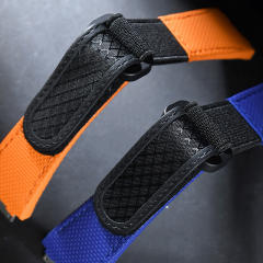 维瑞亚魔术贴帆布表带适用于理查德米勒 RM011 RM011-03 RM065