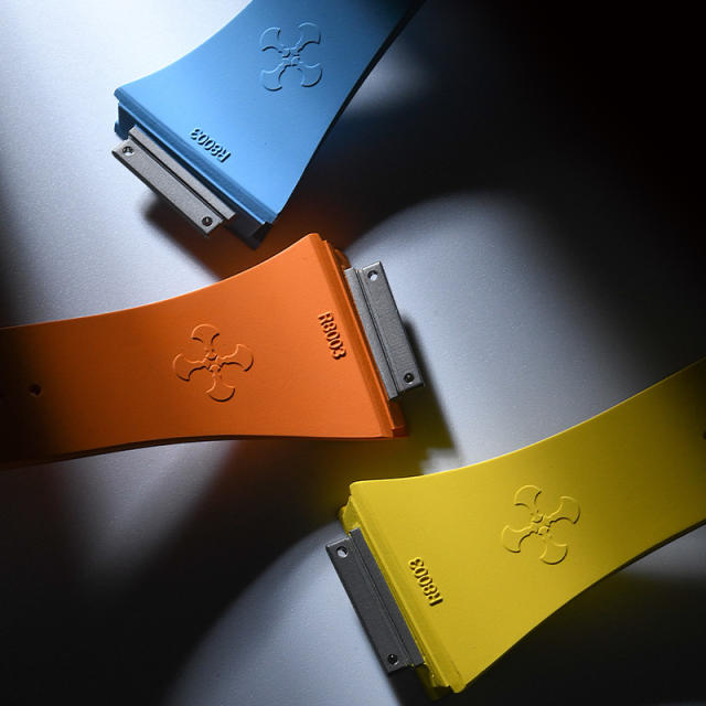 维瑞亚Vagenari橡胶表带适用于RM059