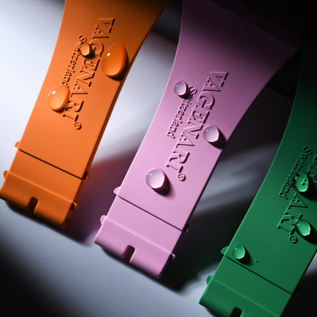 维瑞亚Vagenari橡胶表带适用于RM059