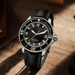 维瑞亚尼龙帆布表带23mm适用于宝珀五十寻5000/5054/5200/5015