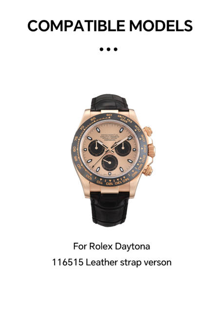 维瑞亚S双色TPU手表保护膜适用劳力士迪通拿116515老款皮带扣