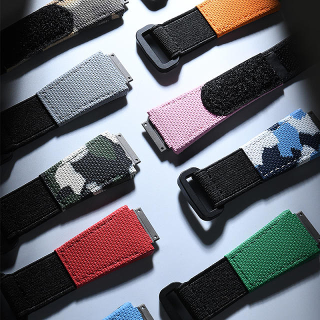 维瑞亚魔术贴帆布表带适用于RM030.RM035-2 RM035-03 RM055