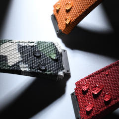 维瑞亚魔术贴帆布表带适用于RM030.RM035-2 RM035-03 RM055