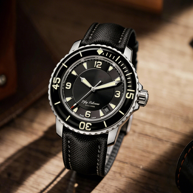 维瑞亚尼龙帆布表带23mm适用于宝珀五十寻5000/5054/5200/5015