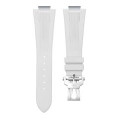 【含外置头粒】维瑞亚橡胶表带适用于百达翡丽鹦鹉螺5712钢带款