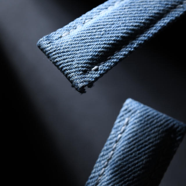 维瑞亚 牛仔布表带 适用于百达翡丽5924G