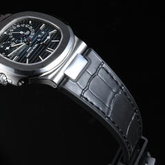 【含外置头粒】维瑞亚橡胶表带适用于百达翡丽鹦鹉螺5712钢带款