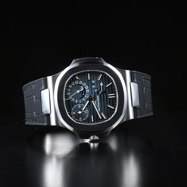 【含外置头粒】维瑞亚橡胶表带适用于百达翡丽鹦鹉螺5712钢带款