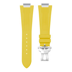 【含外置头粒+折叠扣】维瑞亚橡胶表带适用于鹦鹉螺5711钢带款