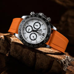 维瑞亚一键快拆氟橡胶表带平头通用款18 19 20 21 22 23 24手表表带