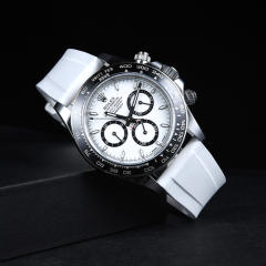 维瑞亚一键快拆氟橡胶表带平头通用款18 19 20 21 22 23 24手表表带