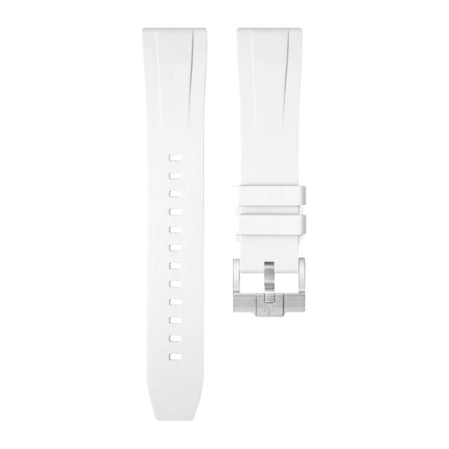 维瑞亚一键快拆氟橡胶表带平头通用款18 19 20 21 22 23 24手表表带