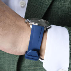 维瑞亚橡胶表带适用于OMEGA蝶飞40mm 434.10.40.20