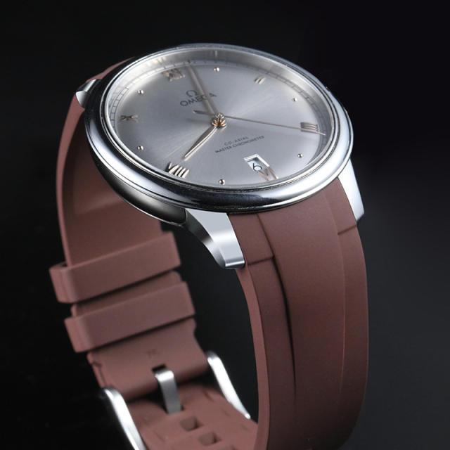 维瑞亚橡胶表带适用于OMEGA蝶飞40mm 434.10.40.20