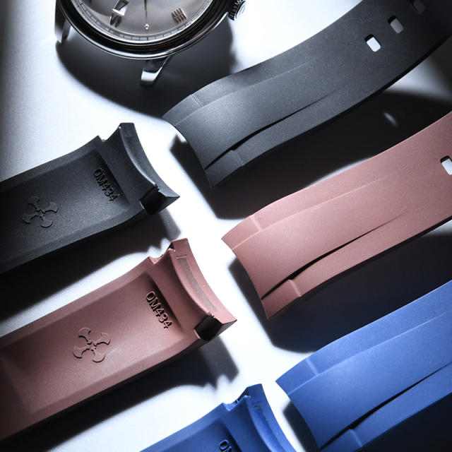 维瑞亚橡胶表带适用于OMEGA蝶飞40mm 434.10.40.20