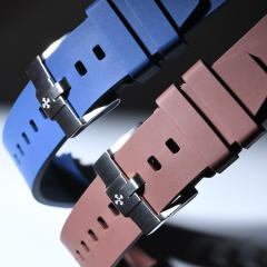 维瑞亚橡胶表带适用于OMEGA蝶飞40mm 434.10.40.20