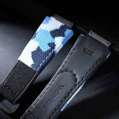 维瑞亚魔术贴帆布表带适用于理查德米勒RM067-02