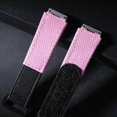 维瑞亚魔术贴帆布表带适用于理查德米勒RM07