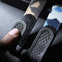 维瑞亚魔术贴帆布表带适用于理查德米勒RM07