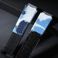 维瑞亚魔术贴帆布表带适用于理查德米勒RM07