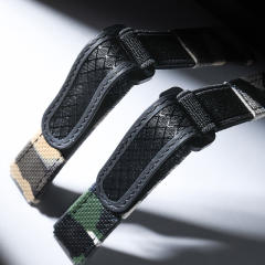 维瑞亚魔术贴帆布表带适用于理查德米勒RM07