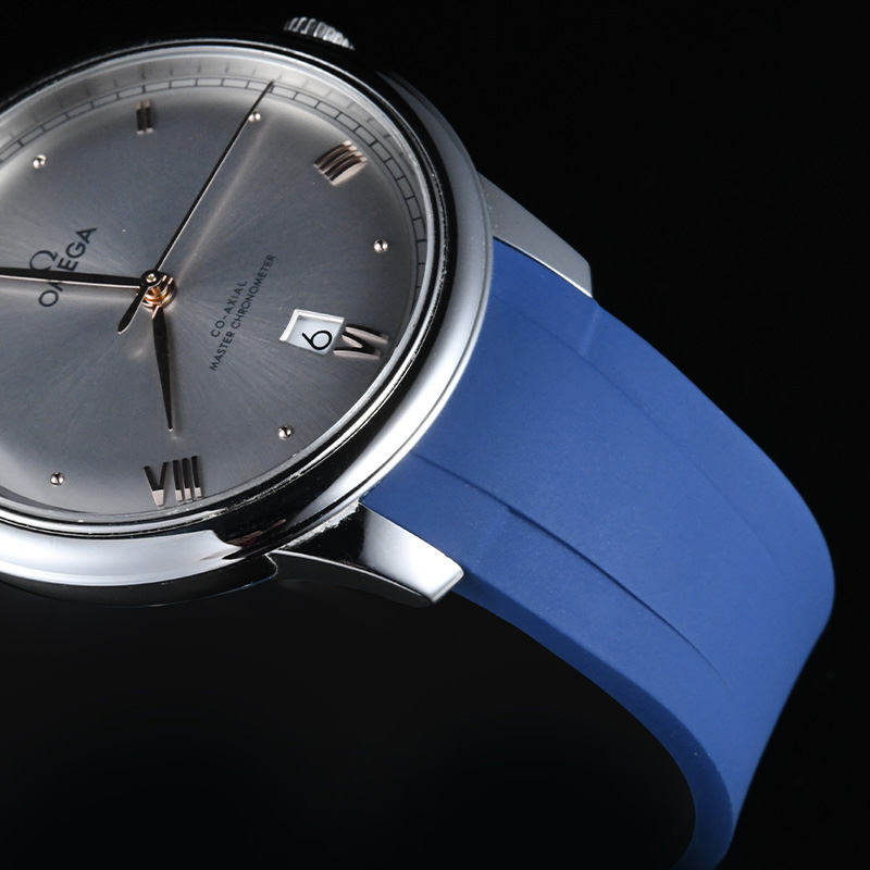 维瑞亚橡胶表带适用于OMEGA蝶飞40mm 434.10.40.20