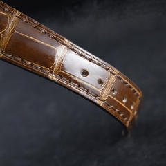 维瑞亚鳄鱼皮表带适用于百达翡丽4946R