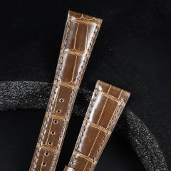 维瑞亚鳄鱼皮表带适用于百达翡丽4946R