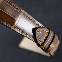 维瑞亚鳄鱼皮表带适用于百达翡丽4946R