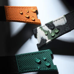 维瑞亚魔术贴帆布表带适用于鹦鹉螺5711/5726/5712/5980皮带款