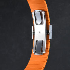 维瑞亚橡胶表带适用于卡地亚山度士39.8mm大号Large